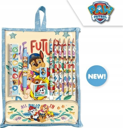 Set shkrimi Paw Patrol Future Leader, me mbajtëse, 22x30 cm, shumëngjyrësh