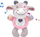 Pelush interaktiv WOOPIE Lullaby Bull 42639, me ninulla dhe drita, 26 cm, rozë