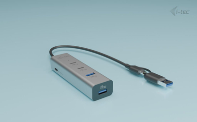 HUB полнач I-tec Metal Universal, 2x USB C, 2x USB A, Power Delivery 85W