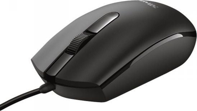 Maus Trust Basi, me kabllo, USB, i zi