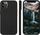 Mbrojtëse telefoni Dbramante1928 Greenland për iPhone 13 Pro Max, plastike e ricikluar, mban karikim wireless, e zezë