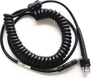 Kabllo USB për lexues barkodi Datalogic CAB-545, 3.6m, spiral, e zezë