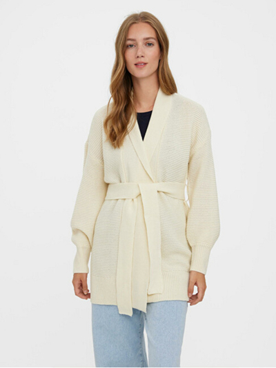 Triko Vero Moda VMNONAME Regular Fit, bezhё