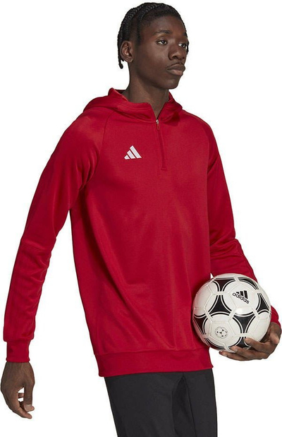 Bluzë me kapuç Adidas Tiro 23 Competition për burra, e kuqe, Aeroready, model HK8055