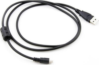 Kabllo USB Xrec SB2909, USB A në mini DisplayPort, 1.15 m, e zezë