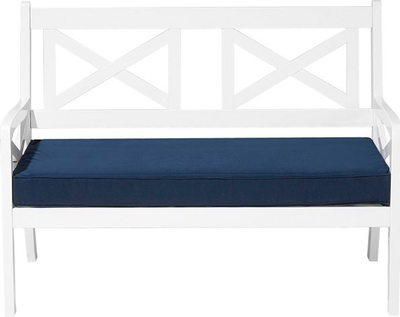 Stol kopshti Beliani Baltic, 121 cm, dru akacie, i bardhë