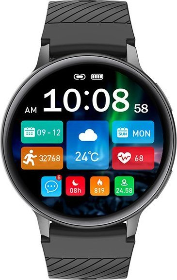 Orë inteligjente Tracer SMR Style, ekran 1.39\", Bluetooth, e zezë