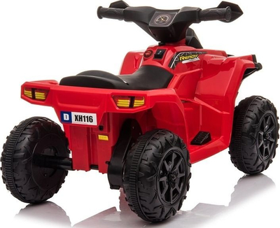 Katërçikël elektrik lodër XH116, 6V 35W, deri 20 kg, i kuq