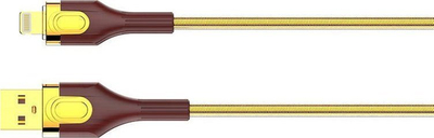 Kabllo karikimi LDNIO LS682 Lightning, 2m, 30W, gold