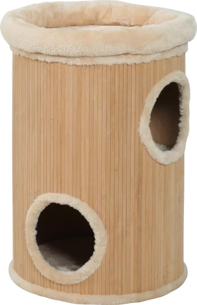 Post gërvishtës për mace Zolux Bamboo 1, 56 cm, cilindër, bezhë