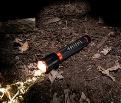 Elektrik dore Black+Decker Aluminum, LED 1200 lm, 12 W, ngjyrë e zezë