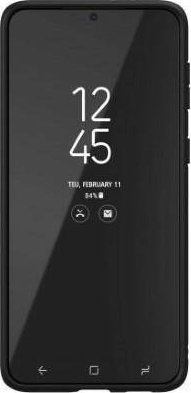 Kapak telefoni Adidas Originals për Samsung Galaxy S21+, PU, i zi me vija të bardha