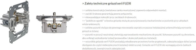 Prizë dyshe Karlik Flexi 11FGP-2z, me tokëzim, grafit