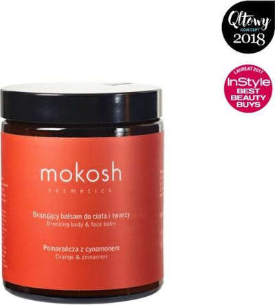 Losion ngjyrosës Mokosh me portokall dhe kanellë për fytyrë dhe trup 180 ml