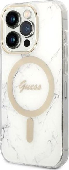 Set këllëf dhe karikues Guess GUBPP14LHMEACSH për iPhone 14 Pro 6.1", mbrojtës, i bardhë