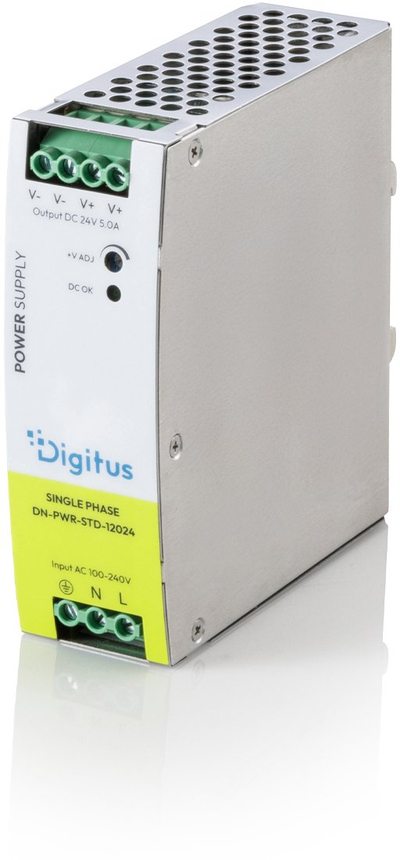 Furnizues energjie industrial Digitus DN-PWR-STD-12024, 24V DC 5A, 120W, metalik