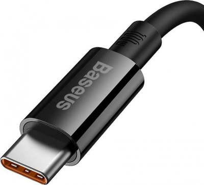 Kabllo USB Baseus P10320102114-00, USB-A me USB-C, 1 m, 100 W, e zezë