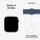 Apple Watch Series 10 GPS, 42mm, Silver Aluminum Case with Denim Sport Band, M/L