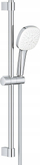 Set dushi Grohe Tempesta Cube, shufër 62 cm, përfundim krom, argjend