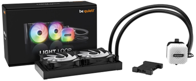 Ftohës uji CPU Be Quiet Light Loop 240mm, All in One, ARGB, i zi