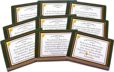 Zgjerim loje me letra për lojën me bord Stonemaier Viticulture Tuscany, 9 letra punëtori promocionalë, shumëngjyrëshe