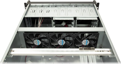Kabinet serveri Inter-Tech IPC 4U-4129L, rack 4U, metalik, argjendtë