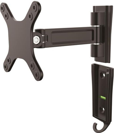 Krah muri për monitor StarTech ARMWALLS, 13"-34", një krah rrotullues, i zi