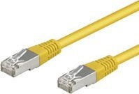 Kabllo rrjeti Goobay Cat.5e SFTP, 0.25m, e verdhë