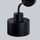 Lampë muri Savar Black Steel, stil i thjeshtë modern, metal, e zezë