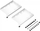Braket montimi HDD SSD Fractal Design FD-a-TRAY-002, set 2 copë, universal, i bardhë