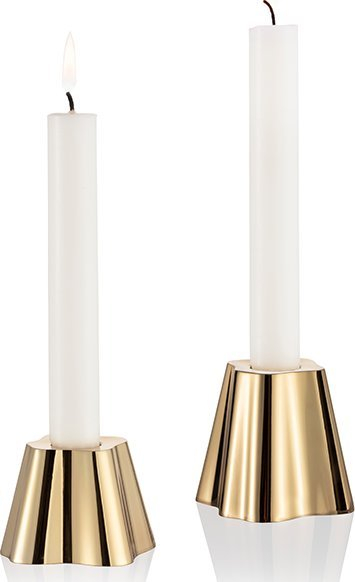 Mbajtëse qirinjsh Iittala Aalto Brass, set me 2 copë, 5 cm edhe 6.5 cm, ngjyrë bronzi