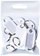 Varëse çelsash PET Key Ring, set 10 copë, me etiketë, të bardha