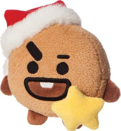 Lodër pelushi BT21 SHOOKY Winter, figurë për koleksion, material i butë, ngjyrë kafe