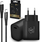 Set karikues Extralink Smart Life, kabllo USB Type-C në Type-C 200 cm, karikues PD 18W, i zi