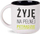 Kubek Zyje na pelnej petardzie 350ml