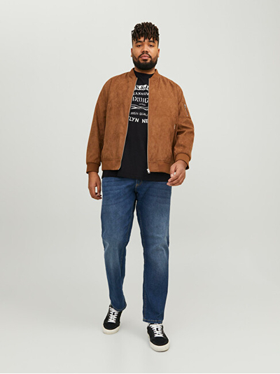 Maicë për meshkuj Jack&Jones PLUS, e zezë