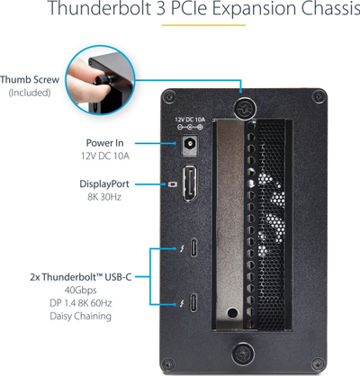 Kasë StarTech Case StarTech Thunderbolt 3 PCIe Expansion, Të ndryshme