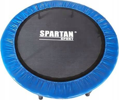 Trampolinë Spartan Sport 140 cm, diametër 140 cm, për kalamà dhe të rritur, blu