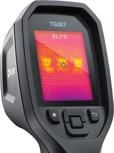 Kamerë termike FLIR TG267, 160x120 piksel, -25°C gjer në 380°C, e zezë