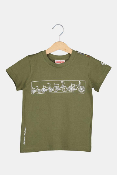 Bluzë për fëmijë Pegas Multibike, madhësia 8, ngjyrë khaki