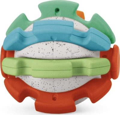 Lodër edukative Chicco 2n1 Transform a Ball ECO Plus, sorter formash, puzzle për tu grumbullu, shumëngjyrëshe