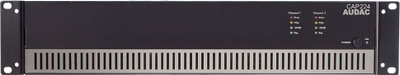 Përforcues audio Audac CAP224, 2x240W, 100V, i zi