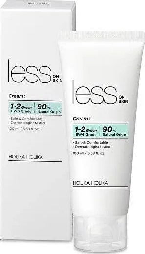 Krem fytyre Holika Holika Less On Skin, hidratues për lëkurë të ndjeshme, 100 ml