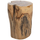 Tavolinë rrënjë druri teak natyral Φ30–35×45 cm (FB99374)