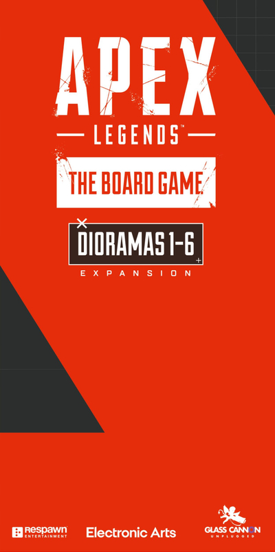 Ekspansion Bordi Apex Legends Dioramas 1-6, set diorama plastike, aksesor për lojën bazë, shumëngjyrëshe