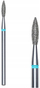Freza profesionale thonjsh Diamond Flame FA11B021/8, diametër 2.1 mm, pjesa punuese 8 mm, kokë blu