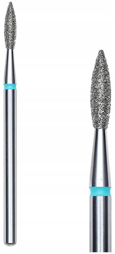 Freza profesionale thonjsh Diamond Flame FA11B021/8, diametër 2.1 mm, pjesa punuese 8 mm, kokë blu