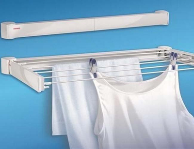 Tharëse rrobash për mur Leifheit Telegant 72 Protect, e bardhë