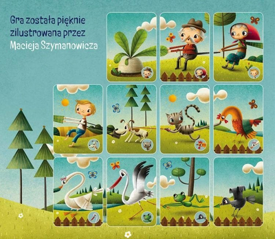 Друштвена игра Nasza Księgarnia Turnip, семејна, на полски, во повеќе бои