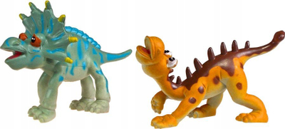 Lodra dinosaurë PROMO Funny, set me 6 copë, figura plastike, me ngjyra të forta